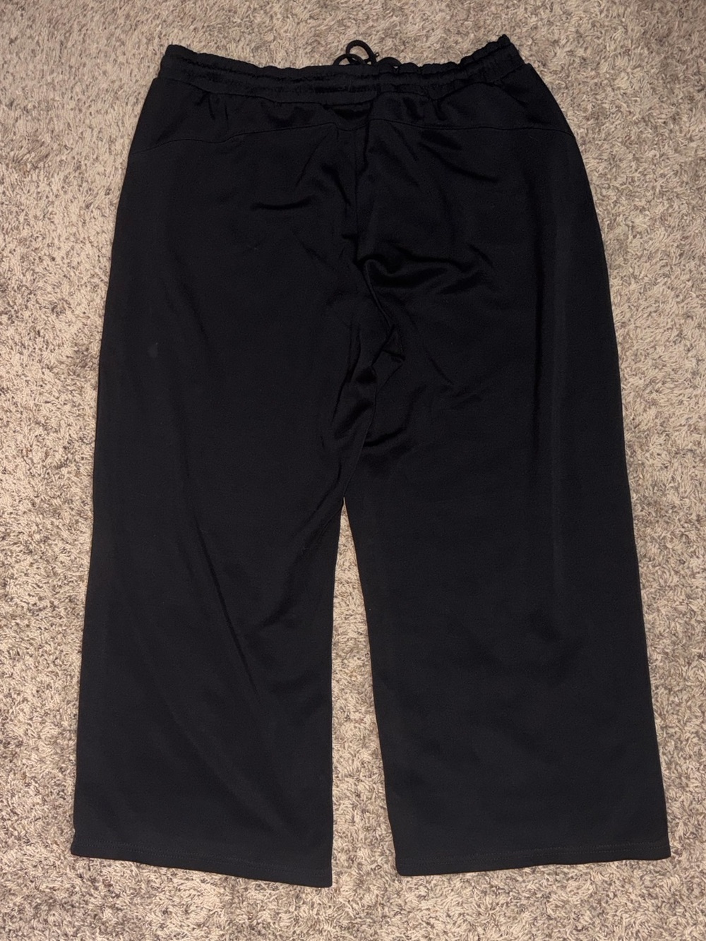 Maurices XXL Cloud Scuba Knit wide leg sweatpant black - Picture 5 of 6